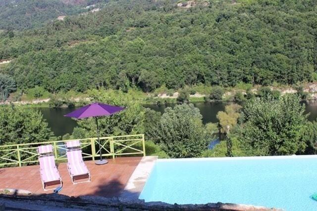 Villa "Bouca Drigues" Casa Antiga De Pedra Com Piscina E Vista Rio Amarante Exterior foto